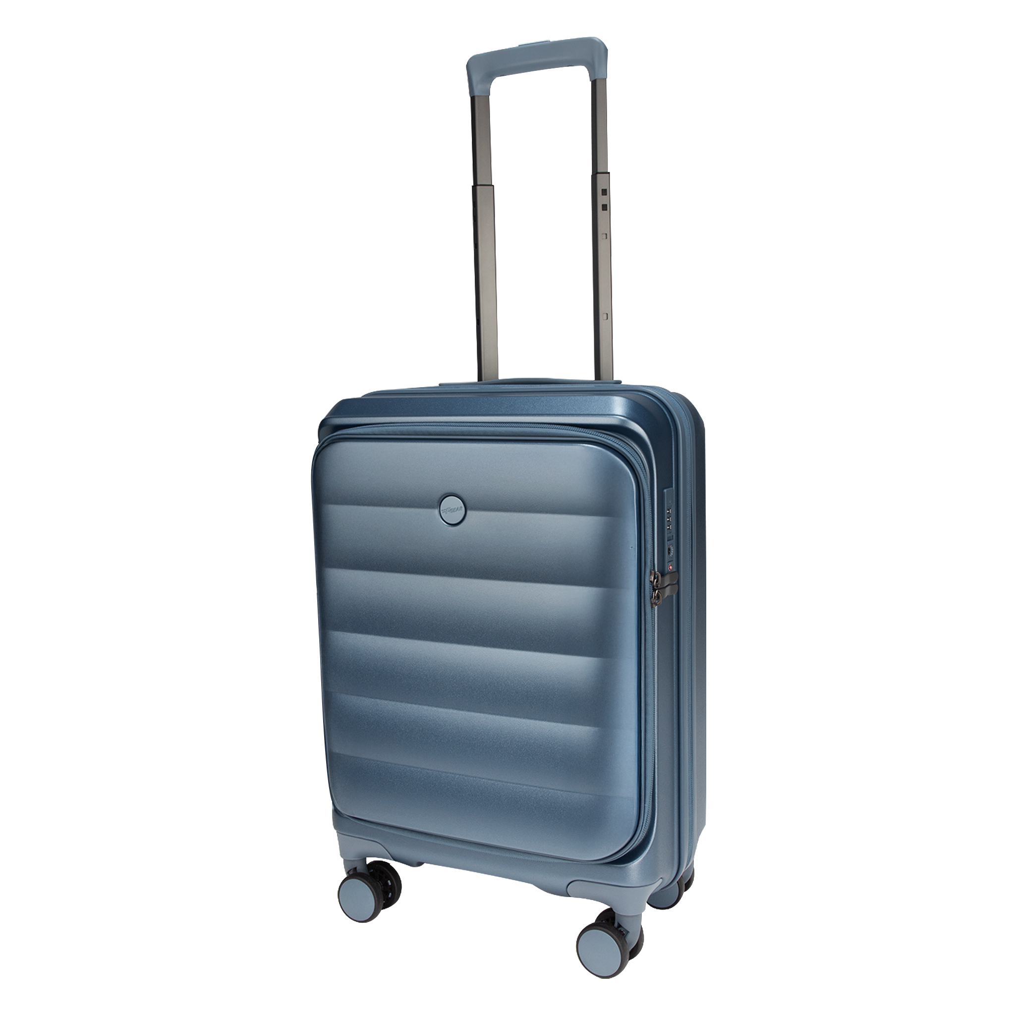 Valencia Small Pearl Blue 54 cms Front-Opening Cabin Strolley