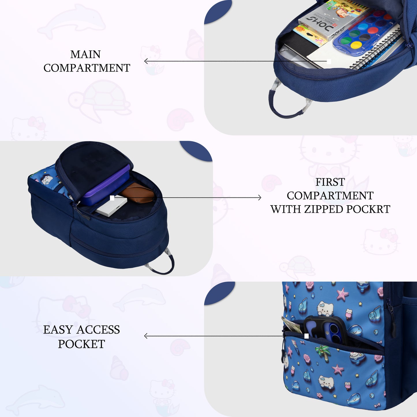 Brio M 15L Ocean Pop Blue Backpack