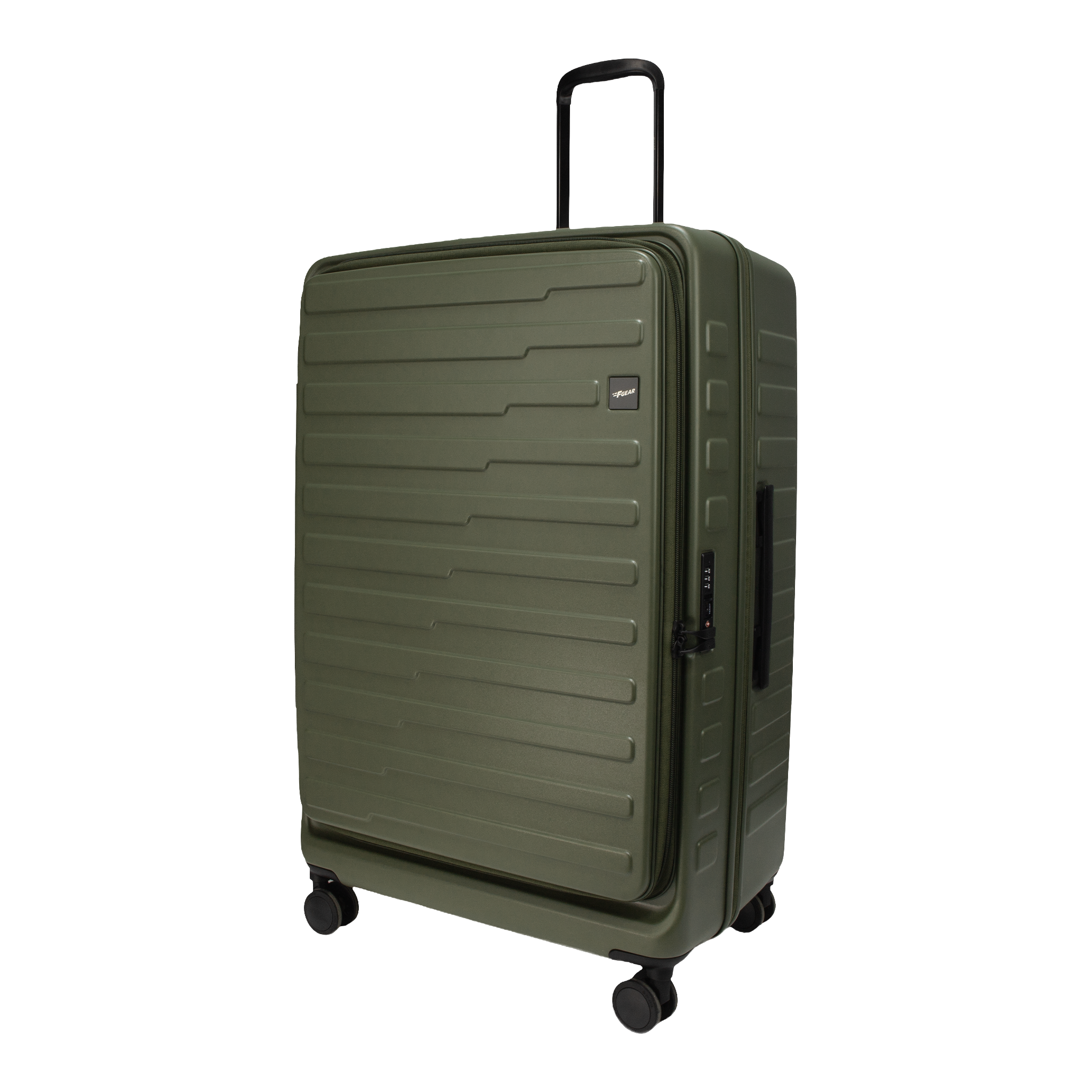 Sedona Large Army Green 79 cms Front-Opening Strolley