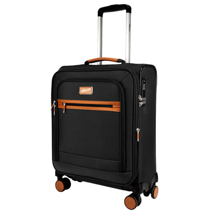 F Gear SoftAir Small Black Cabin Suitcase