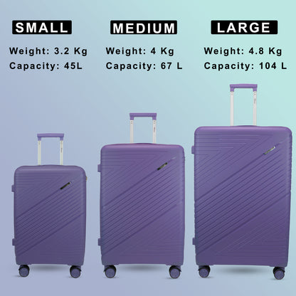 Aegis Future Dusk Set of 3 Suitcases