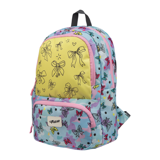 Colour Buddy 12L Pale Blue Bows Backpack