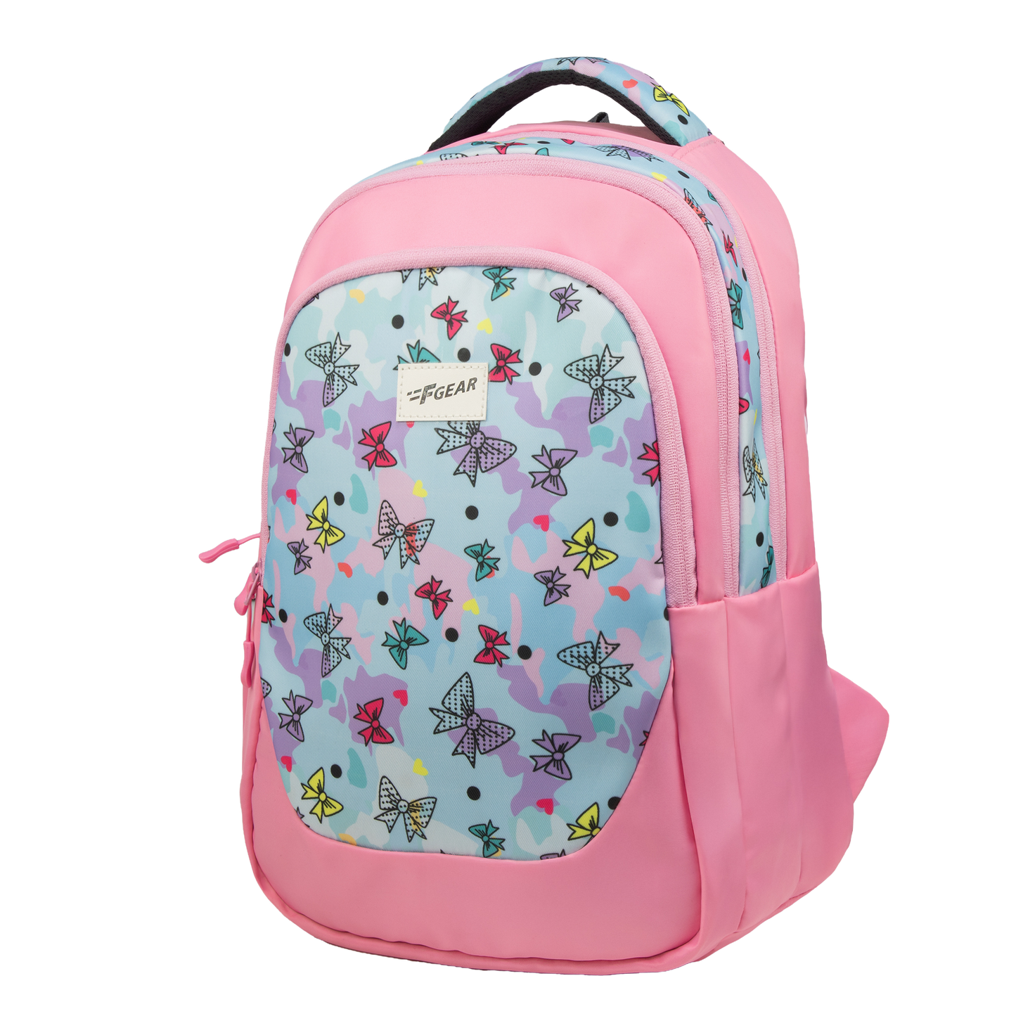 Panya 21L Light Pink Pale Blue Bows Backpack