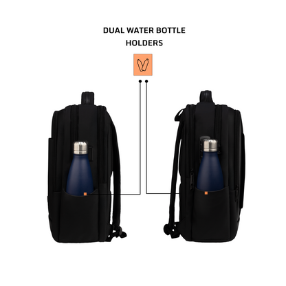 Alpha 25L Black Laptop Backpack