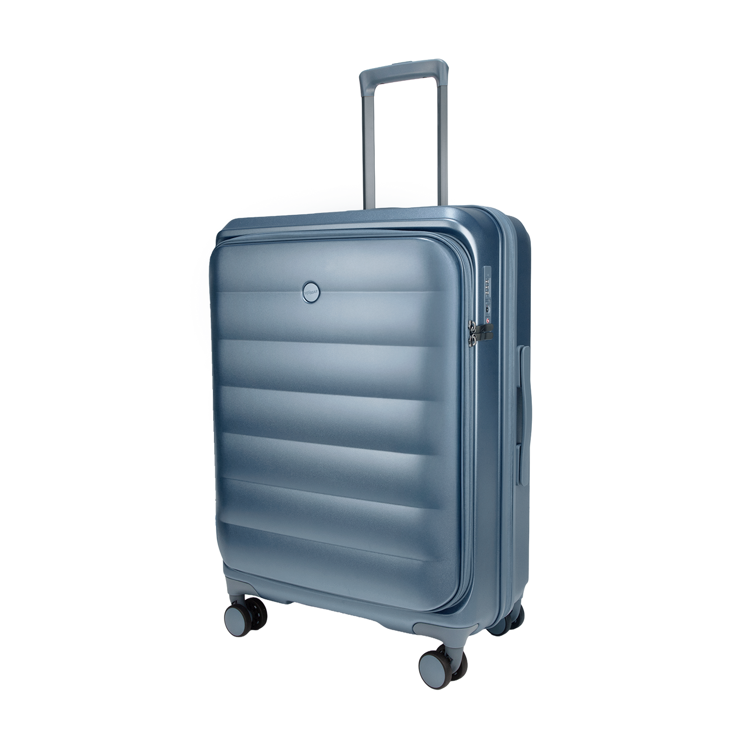 Valencia Medium Pearl Blue 65 cms Front-Opening Strolley