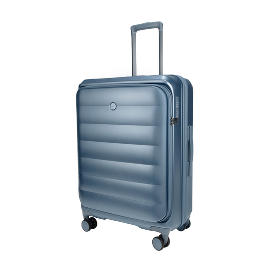 Valencia Medium Pearl Blue 65 cms Front-Opening Strolley