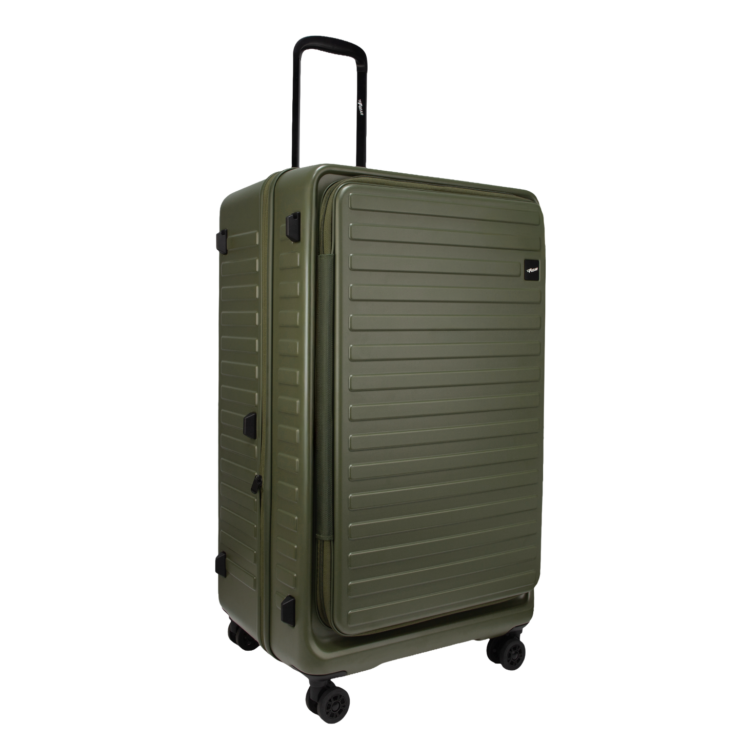 Windsor Army Green 76 cms Large Front Opening Trunk-Style Check-in Strolley with Expander