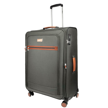 F Gear SoftAir Medium Grey Check-in Suitcase