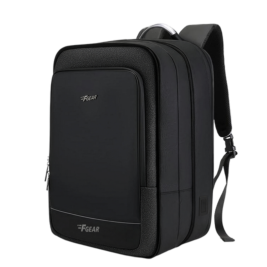 Lucerne 41L Black Tech Laptop Backpack