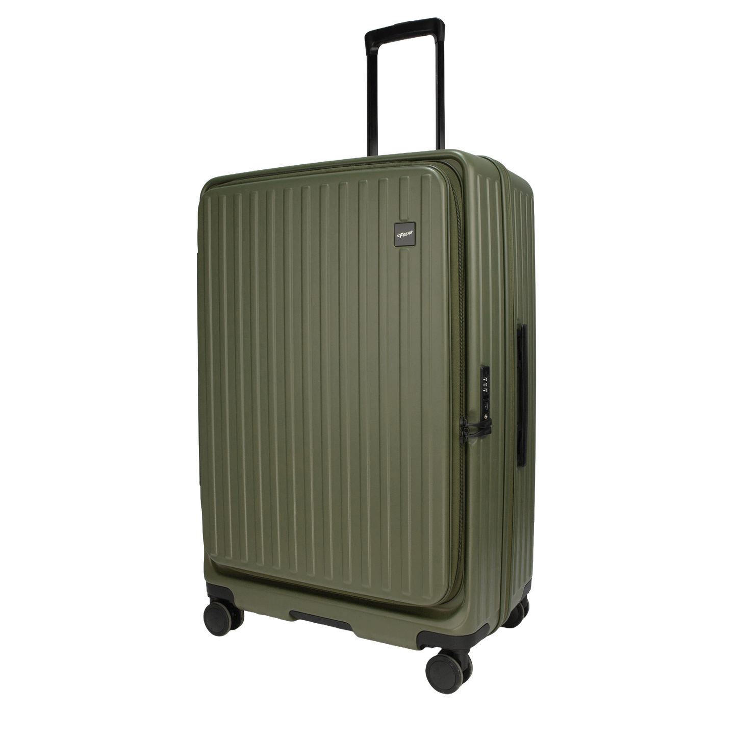 Montreal Large Army Green 76 cms Front-Opening Strolley