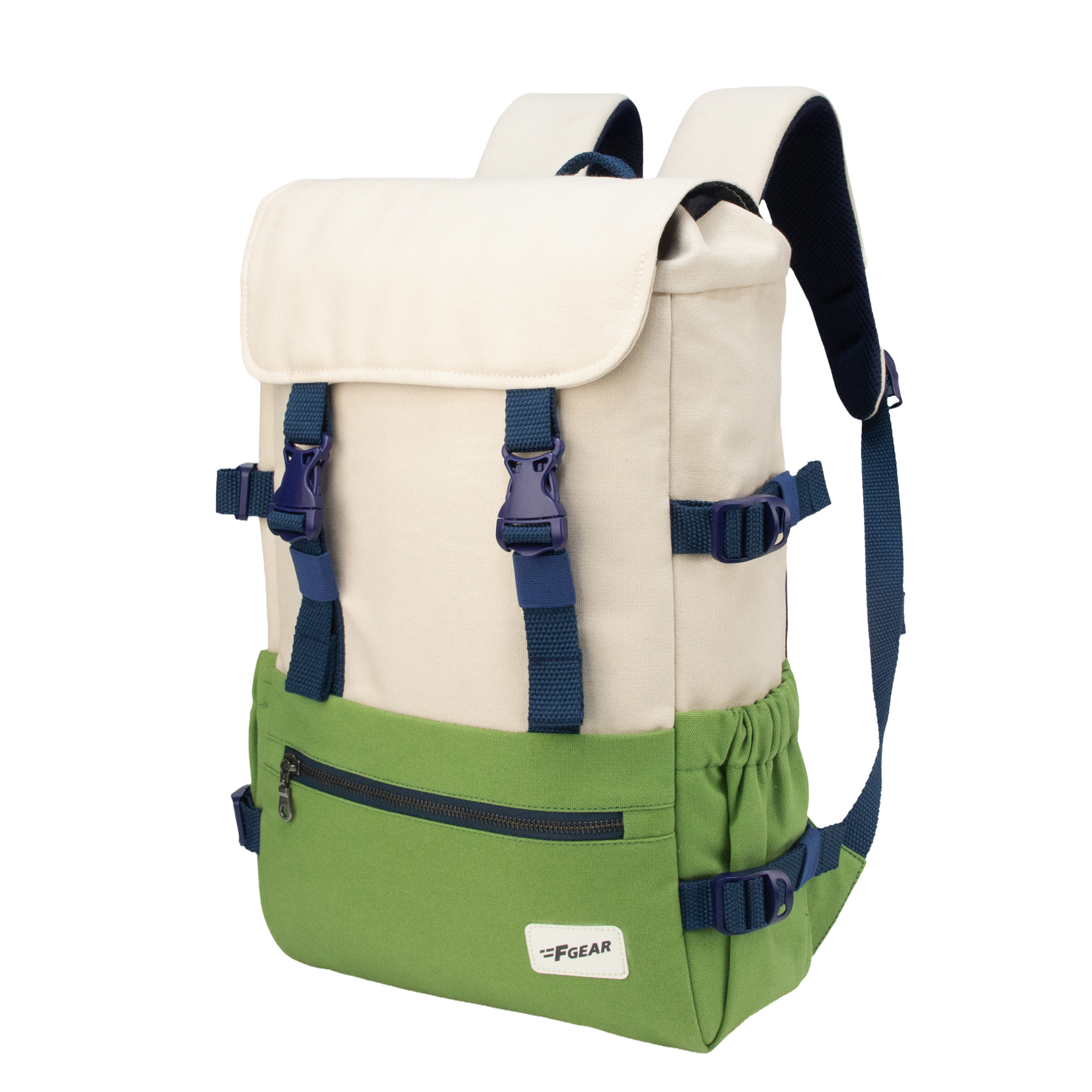 Canyon 18L Mint Green White Beige Laptop Backpack