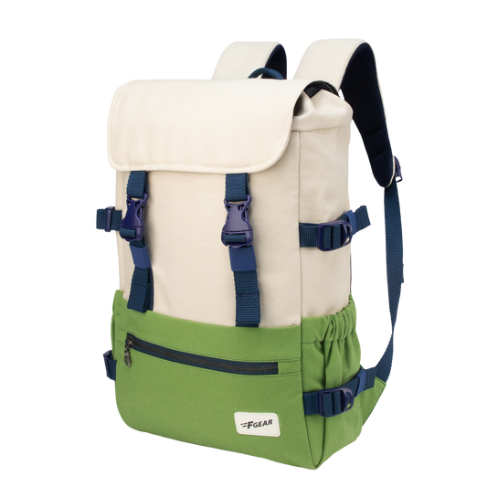 Canyon 18L Mint Green White Beige Laptop Backpack