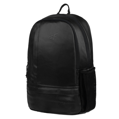 Burner 22L Black Art Leather Laptop Backpack