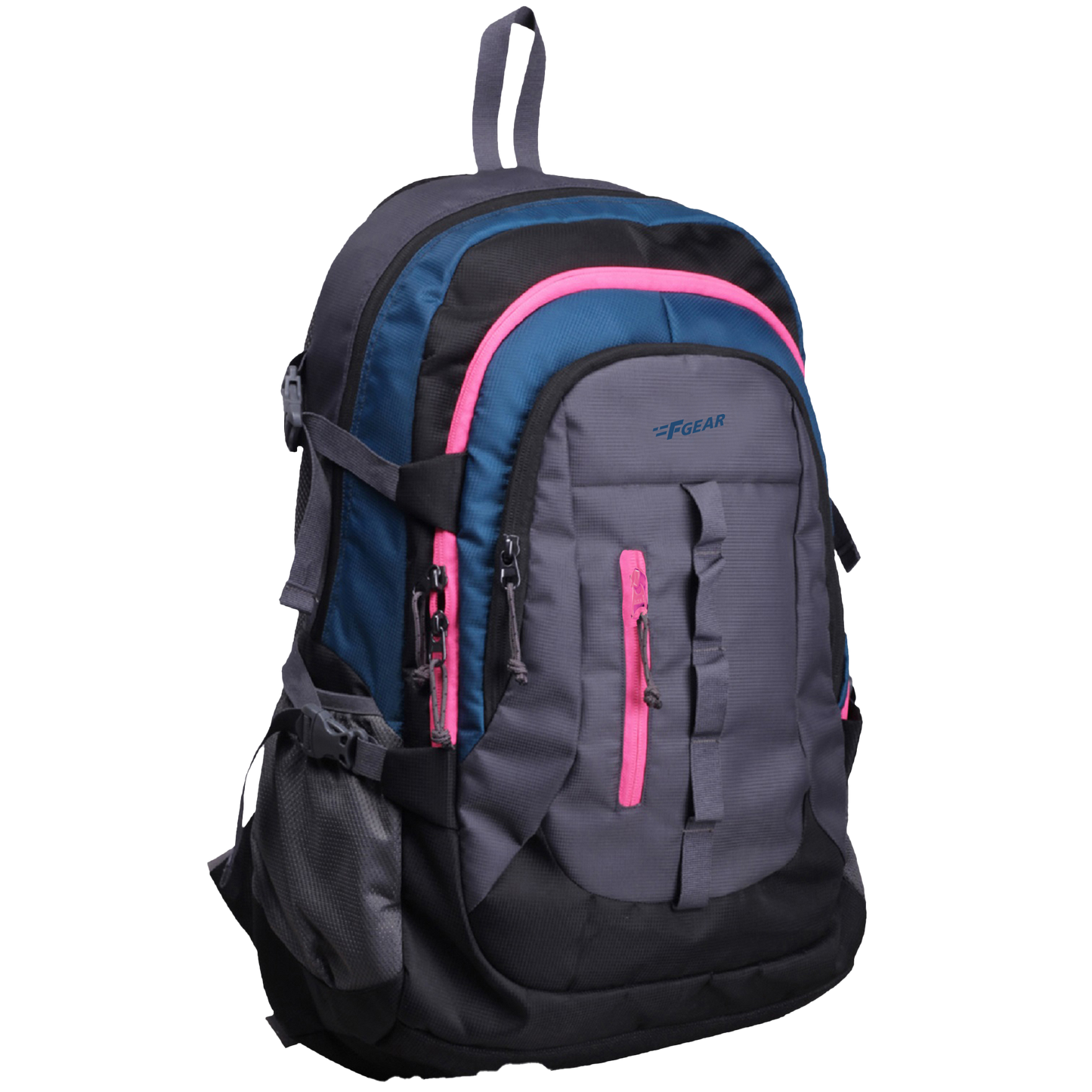 Defender 41L Navy Blue Pink Rucksack