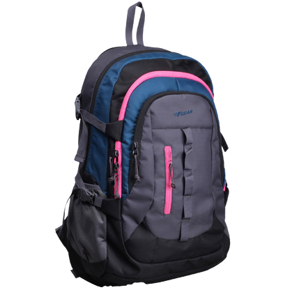 Defender 41L Navy Blue Pink Rucksack