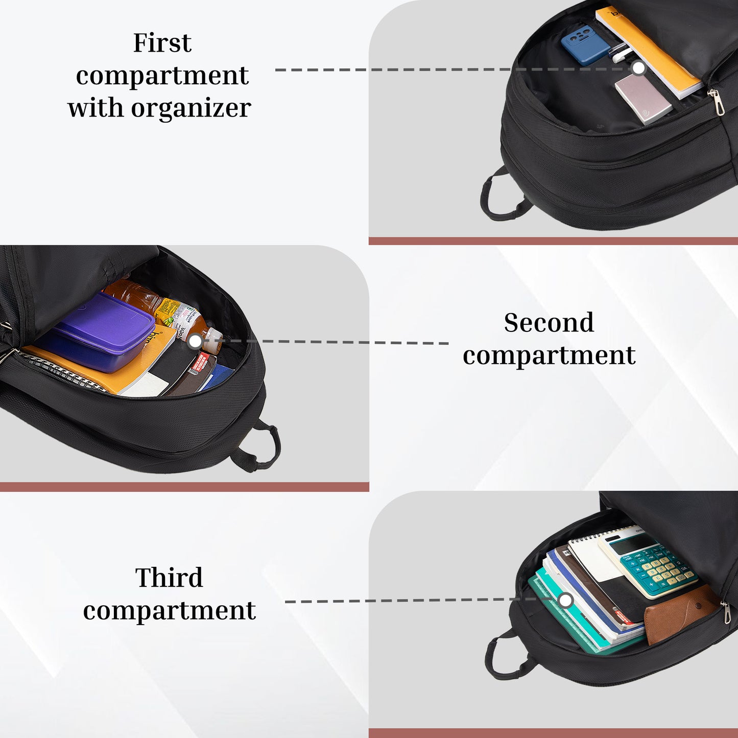 Polaris 37L Black Backpack