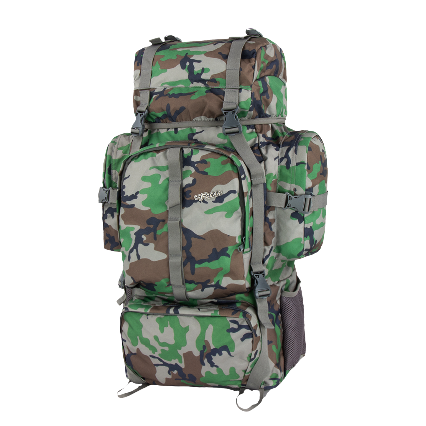Military Neutron 50L Woodland A Camo Rucksack