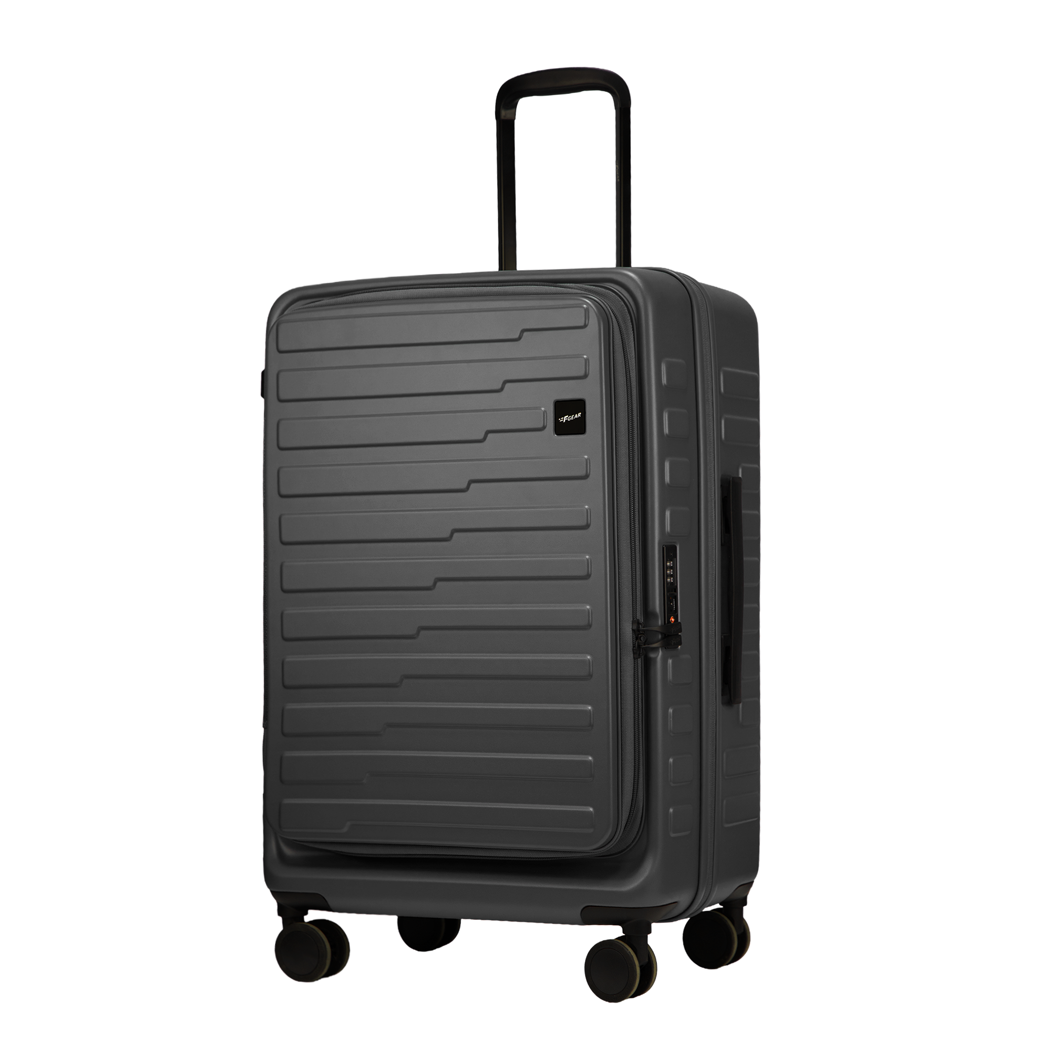 Sedona Medium Steel Grey 67 cms Front-Opening Strolley
