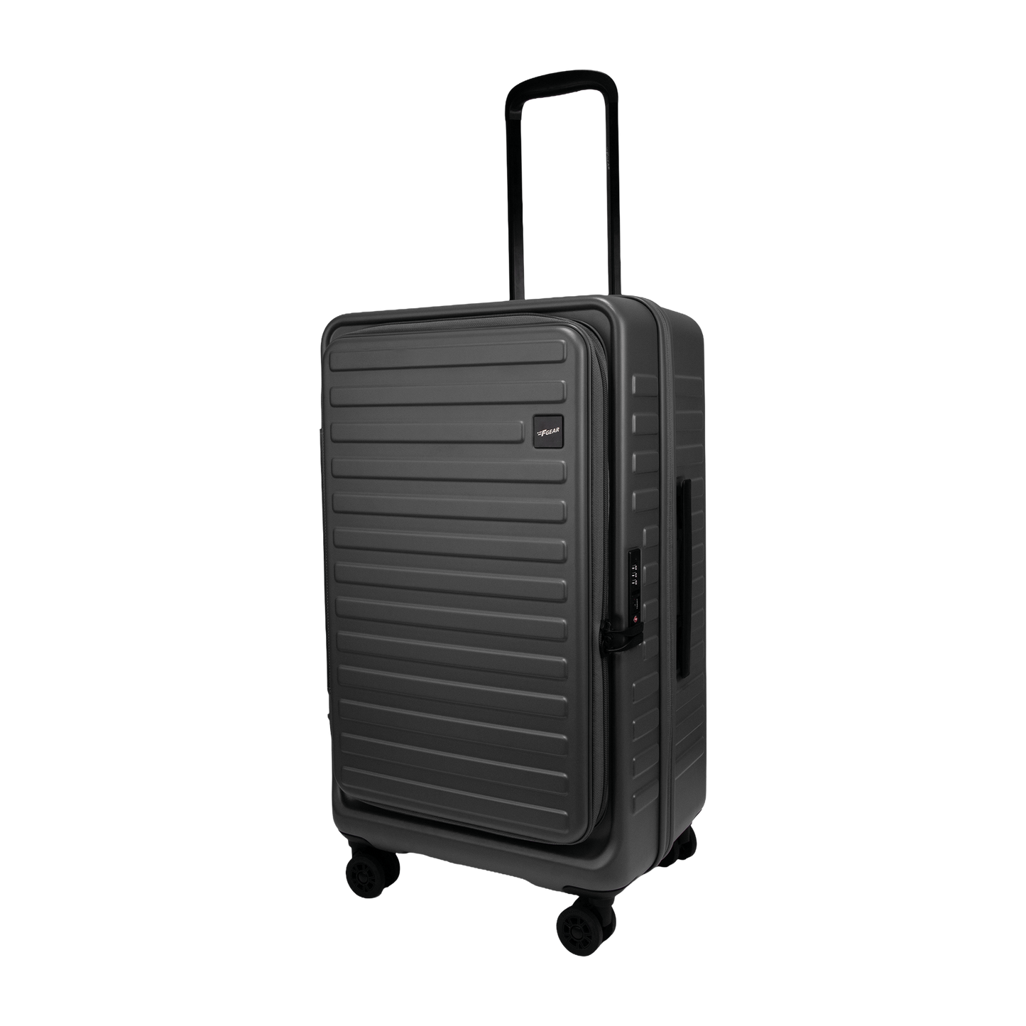 Windsor Steel Grey 68 cms Medium Front Opening Trunk-Style Check-in Strolley with Expander