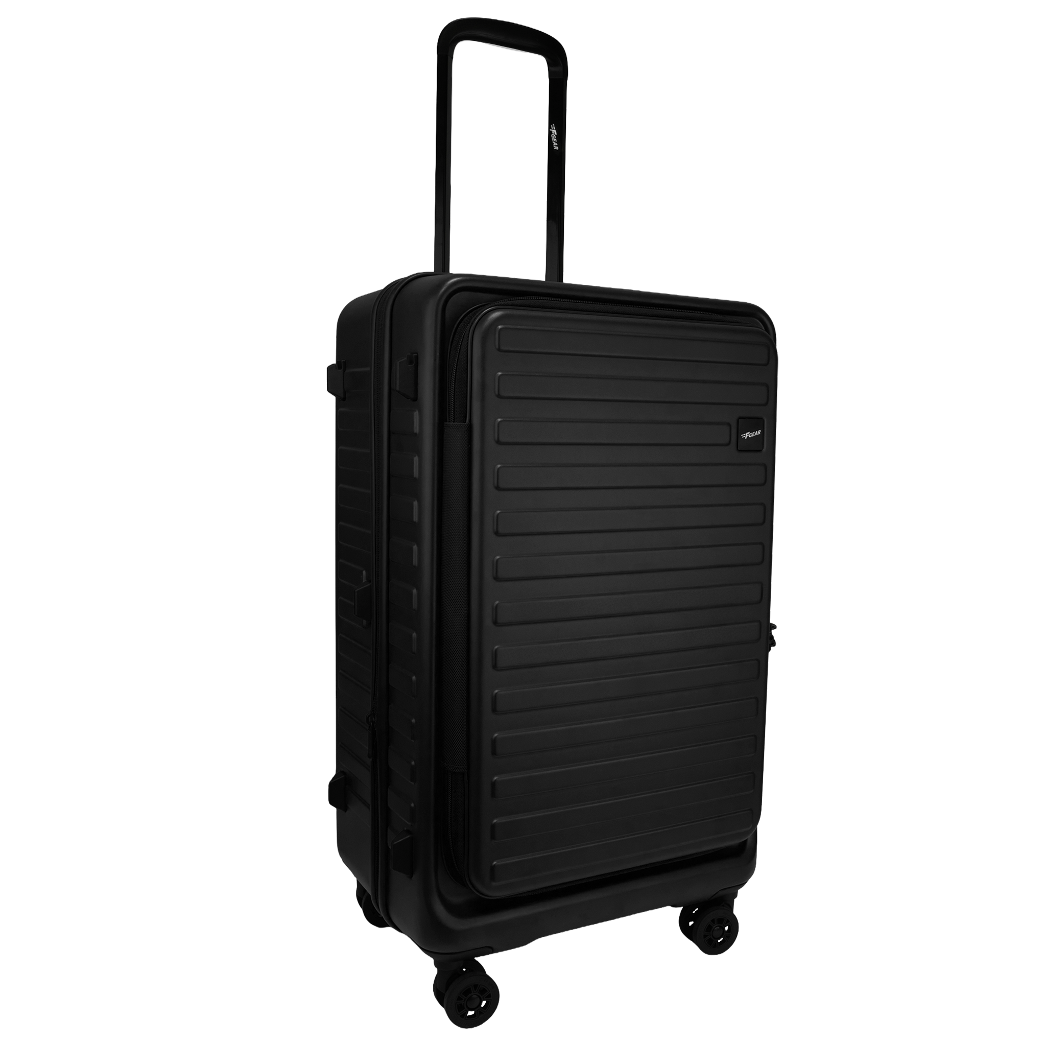 Windsor Black 68 cms Medium Front Opening Trunk-Style Check-in Strolley with Expander