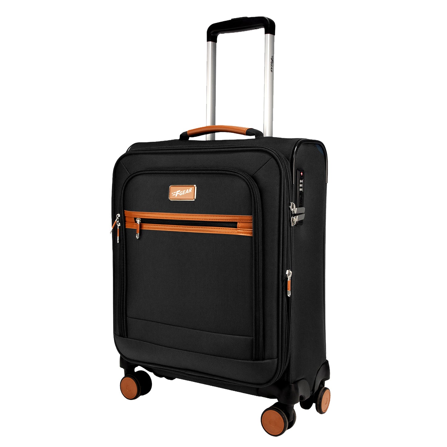 SoftAir Small Black Cabin Suitcase
