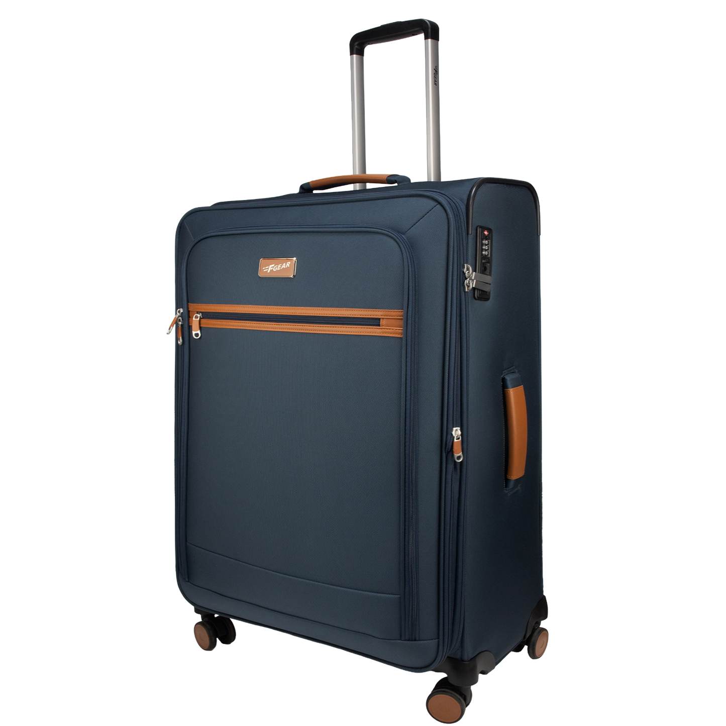 F Gear SoftAir Medium Navy Check-in Suitcase