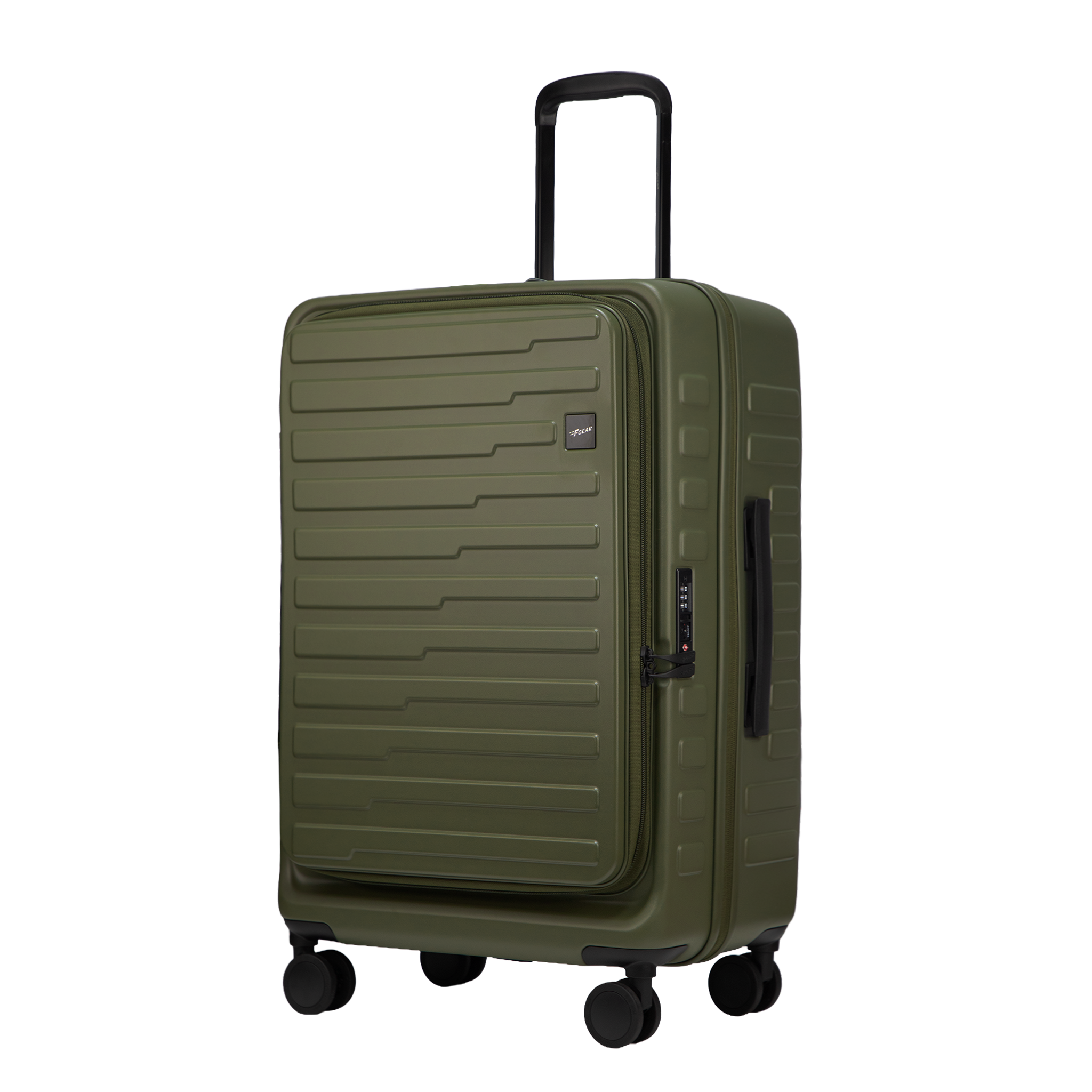 Sedona Medium Army Green 67 cms Front-Opening Strolley
