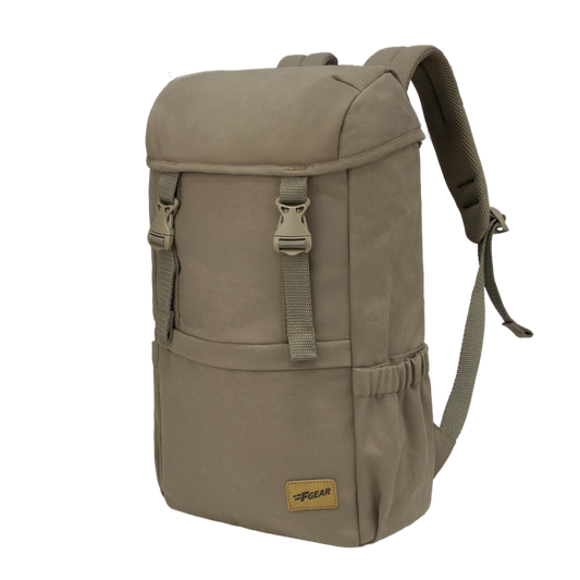 Dune 18L Dune Dark Beige Canvas Laptop Backpack