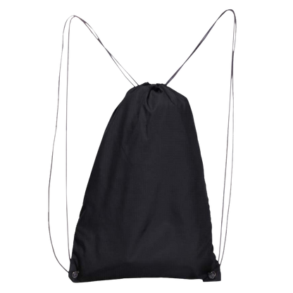 String 13L Black Drawstring Bag