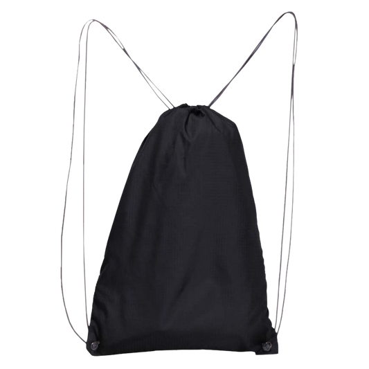 String 13L Black Drawstring Bag