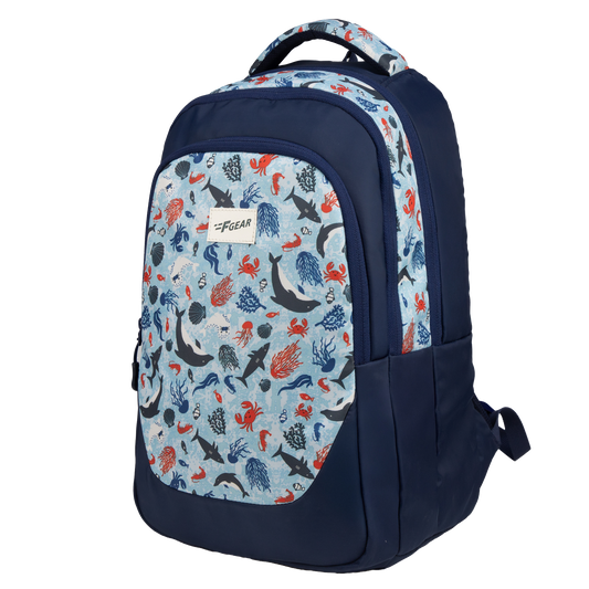 Panya 21L Navy Ocean Odes Backpack