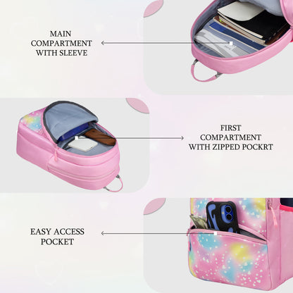 Brio L 17L Candy Sky Pink Backpack