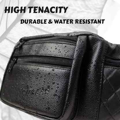 Czar Black Waist Bag