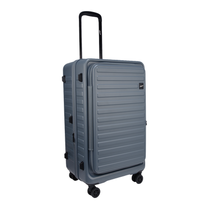 Windsor Stone Blue 68 cms Medium Front Opening Trunk-Style Check-in Strolley with Expander