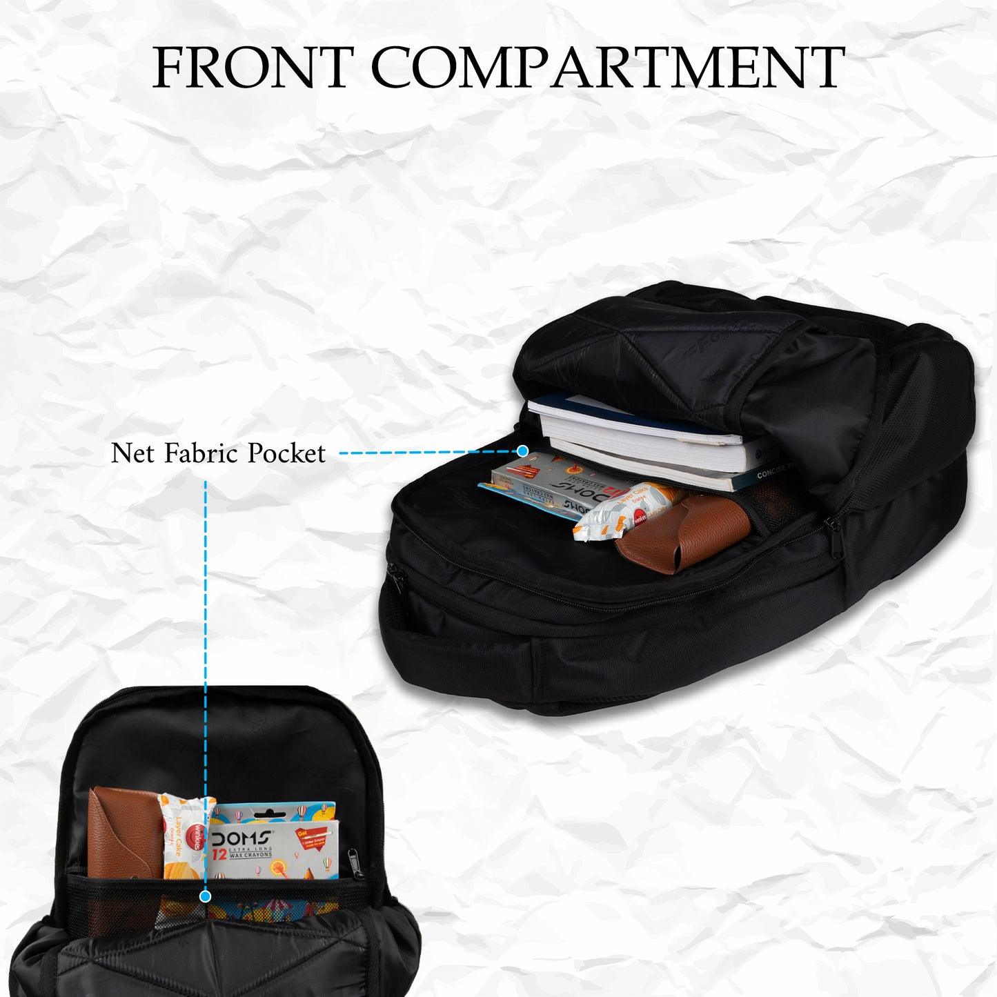 Helicon 30L Black Laptop Backpack
