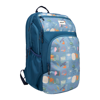 Akira Aqua Blue 26L Backpack