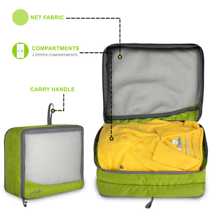 Organizy Medium Green Travel Packing Cube