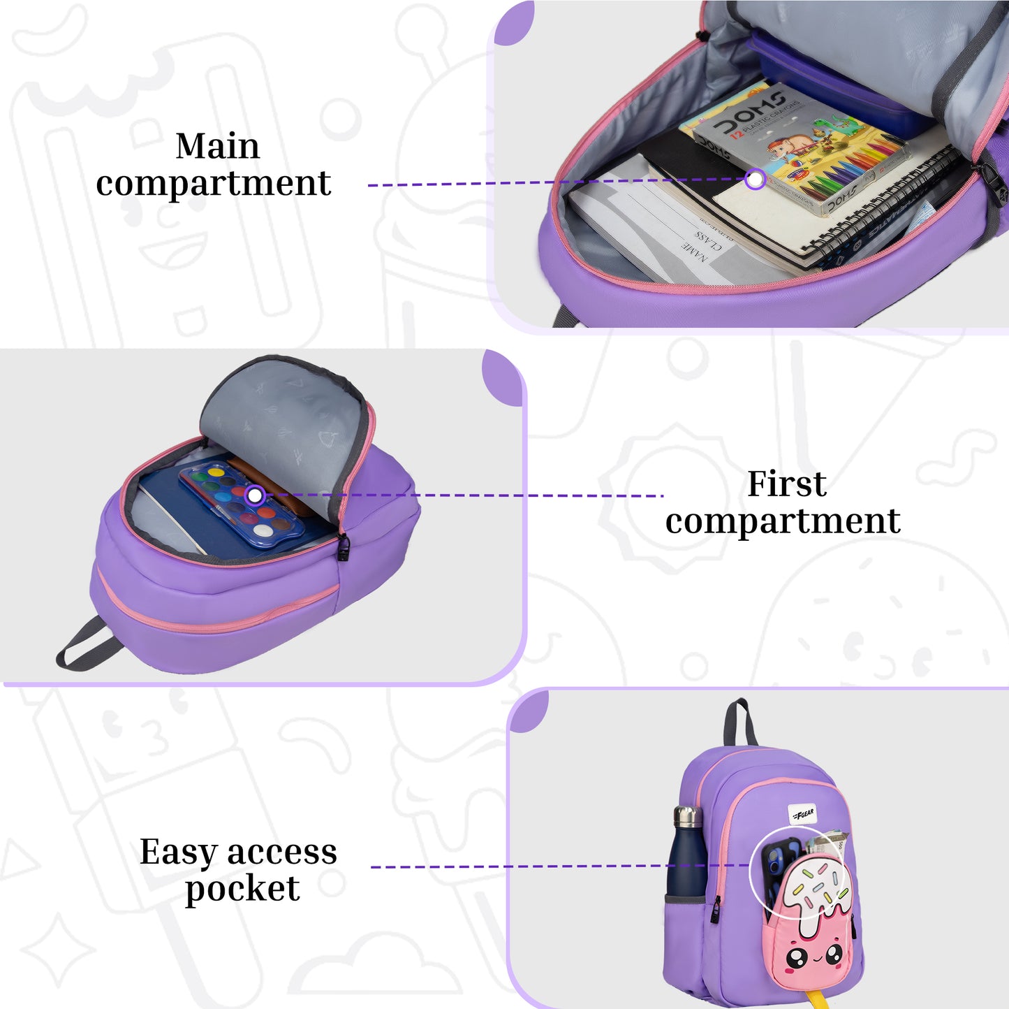 Cocoa 23L Popsicle Lavender Backpack