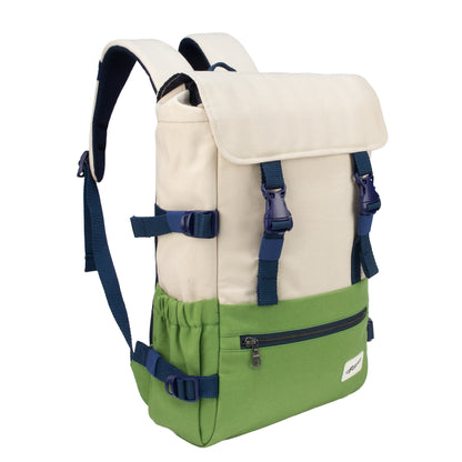 Canyon 18L Mint Green White Beige Laptop Backpack