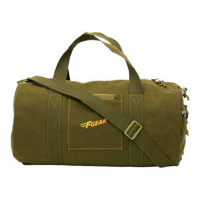 Army 30L Canvas Olive Gym Bag