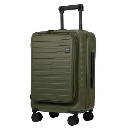 Sedona Small Cabin Pro Army Green 55 cms Front-Opening Strolley