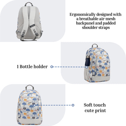 Cosmo Teddy 23L School Backpack