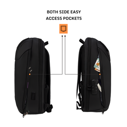 Phantom 26L Black Laptop Backpack