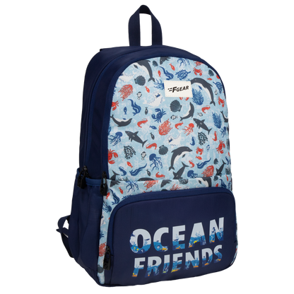 Playcraft  19L Blue Ocean Friends Backpack Backpack