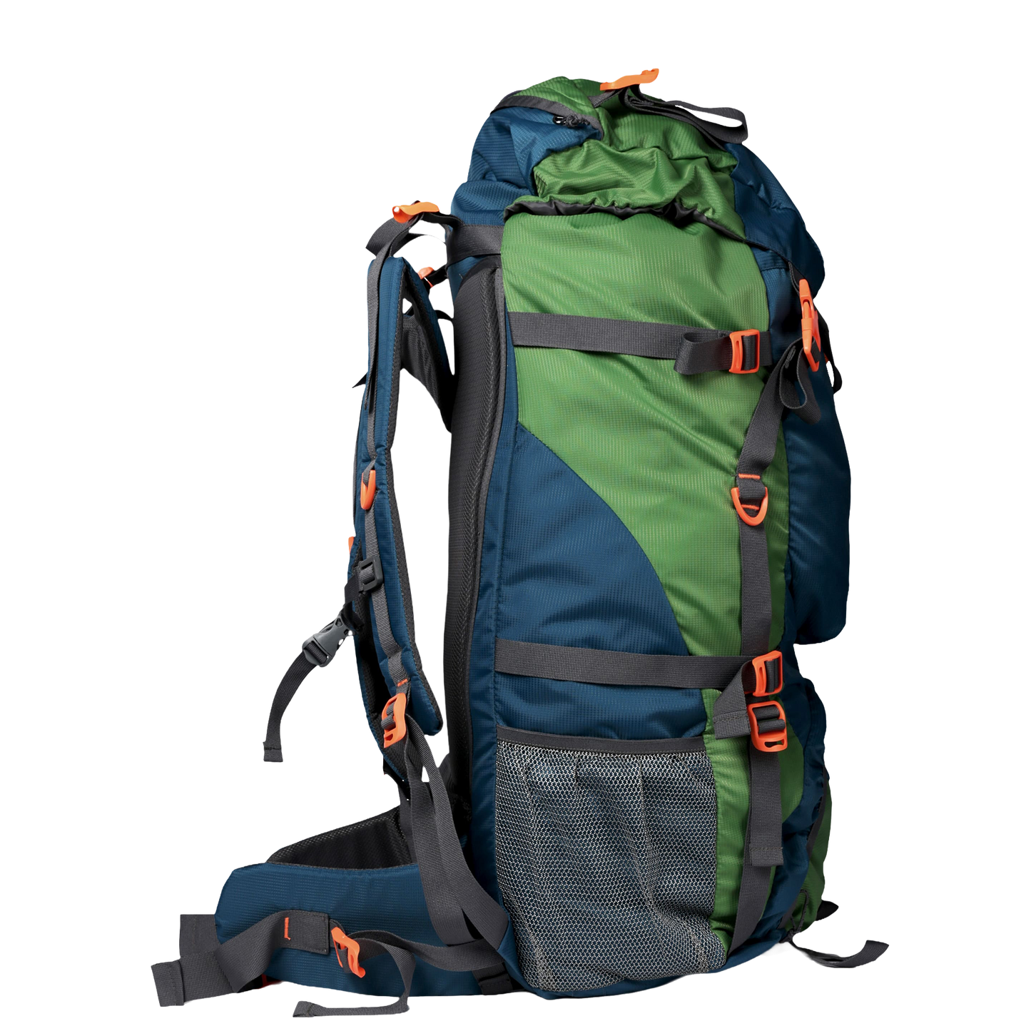 Hunter 75L Blue Green Rucksack with Raincover