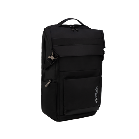 Oslo 21L Black Laptop Backpack