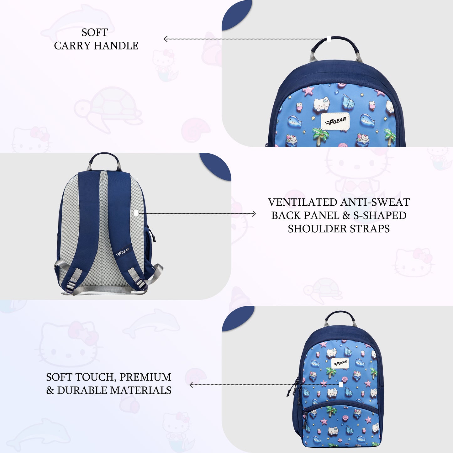 Brio M 15L Ocean Pop Blue Backpack