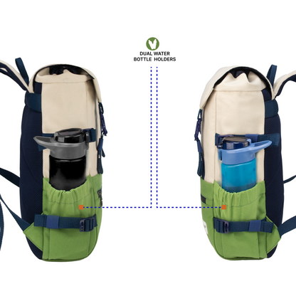 Canyon 18L Mint Green White Beige Laptop Backpack