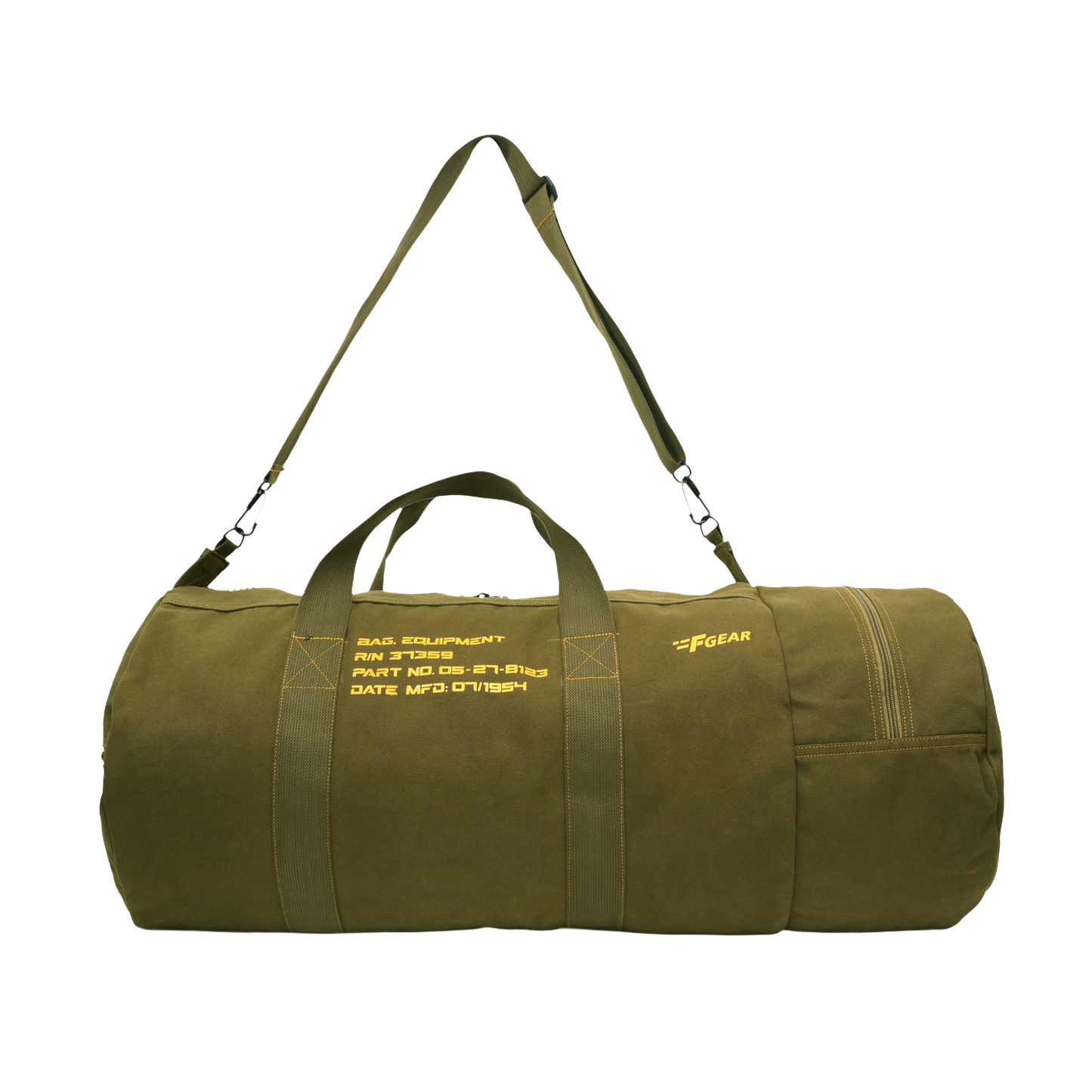 Soldier 74L Canvas Olive Travel Duffle