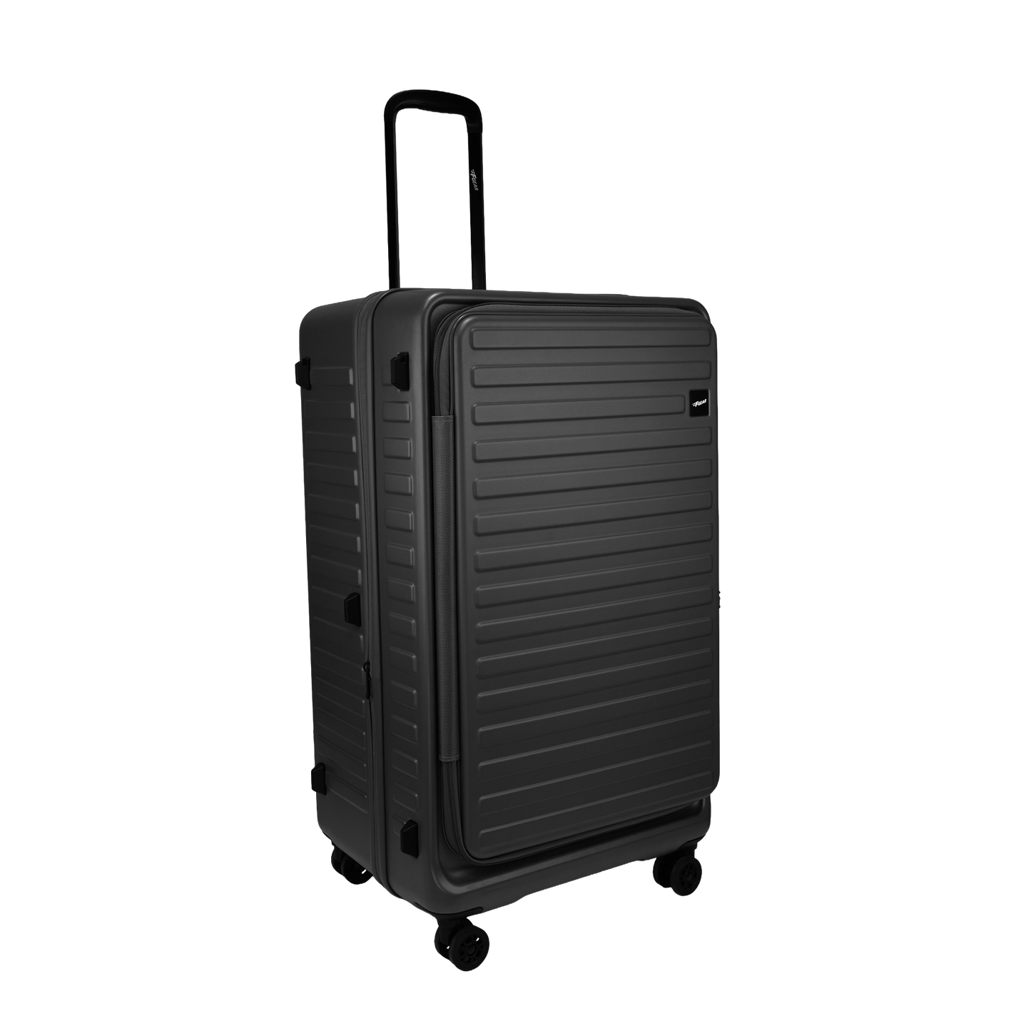 Windsor Steel Grey 76 cms Large Front Opening Trunk-Style Check-in Strolley with Expander